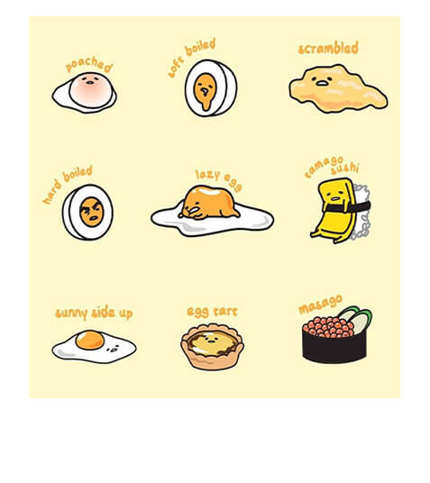 Gudetama có thể trở thành bất kỳ món ăn ngon nào, nhưng nó quá lười để làm điều đó.